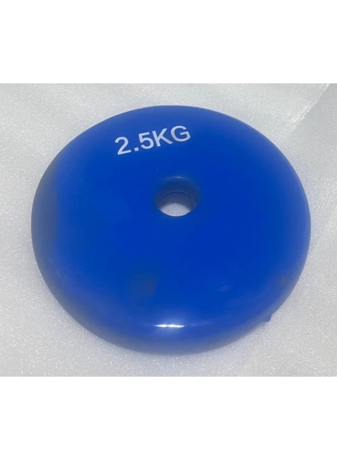 إليت طارات اوزان فينيل ألوان 2.5 كجم إليت(فتحة 2.6 سم/2قطعة) - Image 2